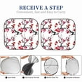 thumbnail image 6 of Balery 2 Piece Cherry Blossoms Car Windshield Sun Shade|Foldable Front Windshield Shade for Car Front Window for Most Sedans SUV Truck-Large, 6 of 7