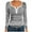 Gray, variant on CLOISE Basic Long Sleeve Shirts for Women Lightweight Square Neck Tops Button Graphic Pullover Knit Cute Fall Outfits