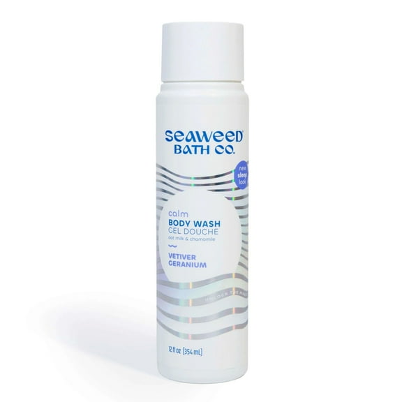 The Seaweed Bath Co. Calm Body Wash Vetiver Geranium 12 oz Liquid