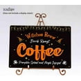 thumbnail image 3 of Witches Brew Dark Roast Coffee Metal Tin Sign For Home Bar Cafe Coffee Station Garage Kitchen Wall Decor Retro 8X12 Inch Halloween Decor, 3 of 5