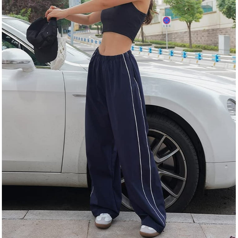 DanceeMangoos Track Pants Women Baggy Pants Y2k Pants Parachute Pants for  Women Y2K Clothing