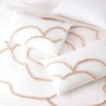 thumbnail image 2 of Duvet Cover Queen Size, Boho Tufted  3 Pieces Microfiber Duvet Covers Set with Zipper Closure, Soft Breathable Floral Bedding Set for All Seasons(White Queen, 90"x90"), 2 of 6