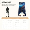 thumbnail image 4 of Lsque Moonlit Blue Wolf Print Women's Pajama Pants, Lounge Pant - Comfortable Home Wear,Elastic Waistband, Stylish Design-X-Large, 4 of 9