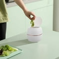 thumbnail image 7 of CATIEBYE 1Set Garbage Bins Rectangular White for Home and Office Use, 7 of 7