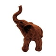 thumbnail image 2 of Estatua de elefante, escultura de elefante versátil, adorno de resina, figura coleccionable L, 2 of 9
