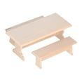 thumbnail image 3 of Domqga 1:12 Dining Table, Dollhouse Dining Table Desks Decorations For Children For Photography Prop For Miniature Dollhouse For Room Box For House Model, 3 of 8