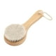 thumbnail image 4 of Cepillo corporal con mango de madera de 20 cm, ligero, para masaje de baño, cerdas suaves, para masaje de espalda, para salón, cepillado en o, 4 of 8
