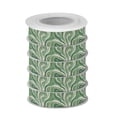 thumbnail image 2 of 5 Rolls Christmas Ribbon 1.5 inch Wide Decorative Ribbon for Gift Wrapping and Holiday Decorations Green and White Swirling Lines, 2 of 7