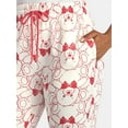thumbnail image 4 of Women's Holiday Teddy Bear Print Jogger Pants, Sizes XXS-XXL, 4 of 5