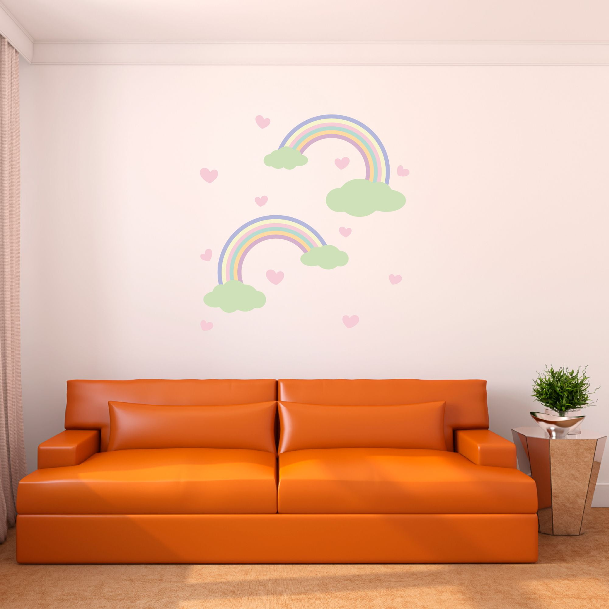 Cute Wall Decal Aesthetic: Charming Room Decor for Modern Spaces