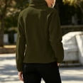 thumbnail image 5 of Gfyviroh Cozy Jackets for Women Full Zip Up Long Sleeve Fleece Jacket Solid Slim Fit Casual Stand Collar Outerwear, 5 of 6