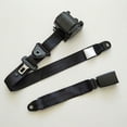 thumbnail image 3 of Retractable Safety Harness Set, Universal Adjustable Lap Belts for Golf Carts, School Buses, Engineering Trucks, Quick Installation, Steel Latch, E-Mark Safety Certified, 3 of 5