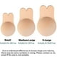 thumbnail image 2 of 4pcs Push Up Sticky Bras For Women, Backless Invisible Bra Adhesive Bra Breast Lift Tape Reusable Nipple Covers, 2 of 5