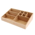 thumbnail image 3 of Soporte Cosmético de Bandeja Organizador de Almacenamiento de Maquillaje de Madera Colco, 3 of 7