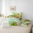 thumbnail image 6 of Manfei Cute Animal Frogs Boy Girl Twin Bedding Sets 7-Piece,Spring Garden Bedding Comforter Set Microfiber,Valentine Couple Lover Breathable Sheet Sets,Lightweight Room Decor,Reversible, 6 of 8
