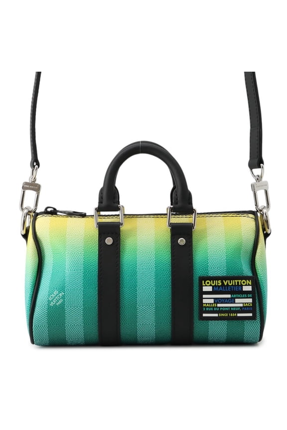 Pre-Owned Louis Vuitton Damier Stripe Keepall XS Handbag M59949 LOUIS VUITTON 2-way Shoulder...