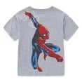 thumbnail image 3 of Marvel Spider-Man Short Sleeve T-Shirt and Short Set (Boys), 2 Piece Set, Sizes 2T-7, 3 of 7