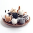 thumbnail image 3 of HomeLife Diy Doll Felting Kit Cat Siamese Cat Corgi Chai Dog Pendant Wool Felt Material Bag ( Faux Woolen Yarn, White Foam Pad, 3 Sizes Needles), 3 of 13