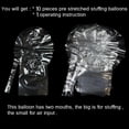 thumbnail image 2 of Burbujas transparentes grandes EFAY, 10 piezas, 30", 2 of 5