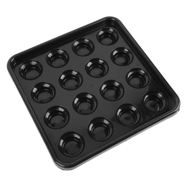 Billiards Tray, Thickened 16 Holes Shake Proof Billiard Storage Tray For Home