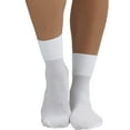 thumbnail image 4 of ToBeInStyle Womens Classic Opaque Nylon Anklet Fashion Novelty Socks - White, 4 of 6