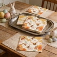 thumbnail image 6 of AURIGATE Easter Paper Napkins 4.92in, 20-Count Disposable Spring Holiday Napkins with Bunny, Clover & Bee Patterns, Easter Party Supplies for Table Decor, Brunch & Dessert Table, 6 of 6