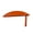 orange color-Short rod, variant on Adjustable Sawer Blade Guards Rustproof Metal Shield Easy Installation Woodworking Safety Circular Sawer Guard