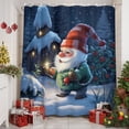 thumbnail image 2 of Shower Curtains for Bathroom-48"x72",Christmas Forest Gnome Waterproof Bath Curtain Grommet Shower Curtain Set with Hooks,, 2 of 9