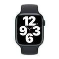thumbnail image 5 of Open Box Apple Watch Silicone Solo Loop 44mm 45mm 46mm 49mm Series 3 4 5 6 7 8 SE Size: 7 Midnight, 5 of 8