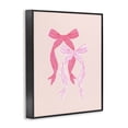 thumbnail image 2 of Stupell Industries Art Deco Striped Bows on Pink Black Framed Giclee Art, 11 x 14, by Krissy Mast, 2 of 7