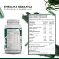 thumbnail image 2 of Suplementos Alimenticios a Base de Espirulina Oganica 100% Natural 180 Cápsulas BULK SUPERFOODS capsulas, 2 of 3