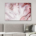 thumbnail image 2 of Canvas Print Wall Art Red & Pink Crystal Gemstone Display Geometric Shapes Digital Art Modern Art Alternative Closeup Dramatic Multicolor Duotone for Living Room, Bedroom, Office - 12"x18", 2 of 5