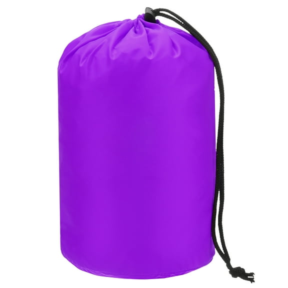 Uxcell 1-Pack Stuff Sack, 5 x 10 Inch Waterproof Storage Sacks Drawstring Ultralight for Backpacking [Purple]