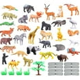 thumbnail image 4 of Juego de animales de la selva NikouMX 53 piezas figuras de PVC, 4 of 6