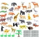 thumbnail image 4 of Figuras de animales de PVC, juguetes, juego de animales de 53 piezas, juego de animales, Mini juguetes de animales de la selva, eficiencia maximizada, 4 of 6