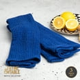 thumbnail image 4 of Thyme & Table Blue Cotton Waffle Kitchen Towels (3 Count), 4 of 7