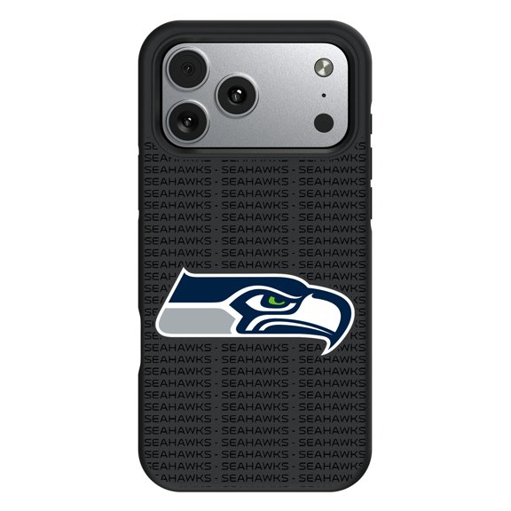 Seattle Seahawks iPhone Text Backdrop Design Bump Case