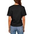 thumbnail image 4 of Womens Short Sleeve Cropped T-Shirts Summer Casual Crew Neck Twist Front Crop Tops Ladies Cute Casual Basic Tees, 4 of 8