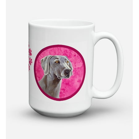 Weimaraner Dishwasher Safe Microwavable Ceramic Coffee Mug 15 ounce