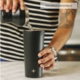 thumbnail image 7 of JoyJolt Vacuum Insulated Cocktail Protein Shaker - 20 oz - White, 7 of 7