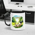 thumbnail image 5 of Happy Retirement with Pug Enjoy Life Rest Time 11oz Accent Two-tone Mug Dog Lover Gifts Coffee Tea Cup - 02027, 5 of 5
