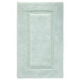 iDesign Spa Plush Cotton Bath Rug, Spa Blue