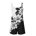 thumbnail image 4 of Mitankcoo Elegant Jumpsuits for Women - Vintage Floral Adjustable Straps Shorts Rompers Spring Romper, 4 of 5