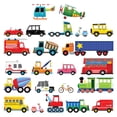 thumbnail image 1 of Decowall Ds4-8004 Transportes Pegatinas De Pared Para Niños Calcomanías De Pared Despegables Y Pegables Extraíbles Para Niños Guardería Dormitorio Sala De Estar (Pequeño) D?Cor, 1 of 5