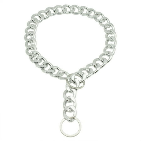 Fashionable Necklace for Bulldogs & Pups  Lightweight Metal Pet Jewelry Sparkling Gold Chain Dog Collar