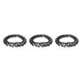thumbnail image 3 of Thinsony Distinctive Gothic Punk Dragon Scale Bangle 48 inches Cool and Contemporary Black 7.48 Inch 3Set, 3 of 6