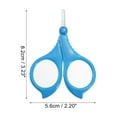 thumbnail image 4 of Unique Bargains 1 Pc Portable Nail Scissors Toenail Clippers for Child 3.23"x2.20"x0.39" Dark Blue, 4 of 6