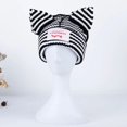 thumbnail image 1 of Gorro de lana de zorro para mujer, gorro de punto de ganchillo para disfraz, regalo de Navidad, Hip-hop, novedad de 2023, 1 of 3