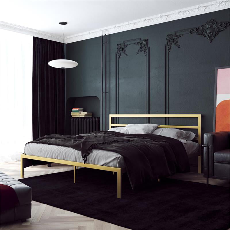 Signature Sleep Gold Collection, Gold Metal Bed Frame King