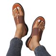 thumbnail image 3 of Ruyang Sandals for Women Wedge Shoes Comfortable Orthopedic Sandals Womens Dressy Summer Flip Flops Casual Walking Wedges, 3 of 5